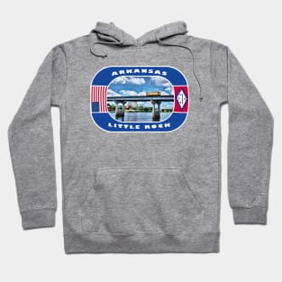 Arkansas, Little Rock City, USA Hoodie